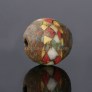 Roman mosaic bead with checkerboard band